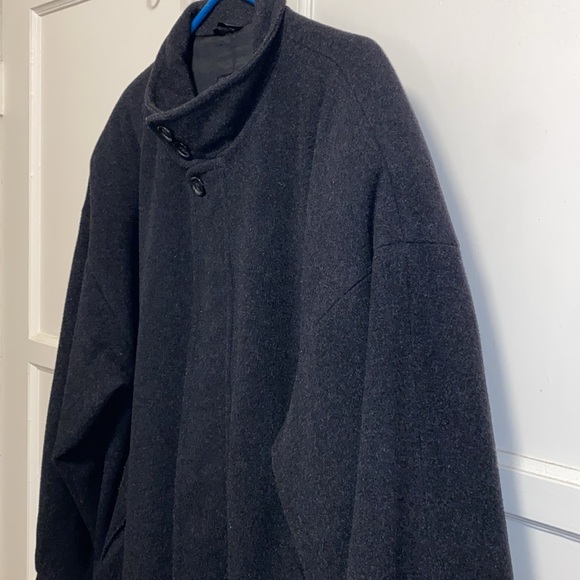 JF J.Ferrar Large Black Wool Coat - Picture 16 of 16